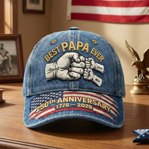 USA 250th Anniversary Classic Cap - Personalized Gifts For Patriots 06nati280226-Homacus