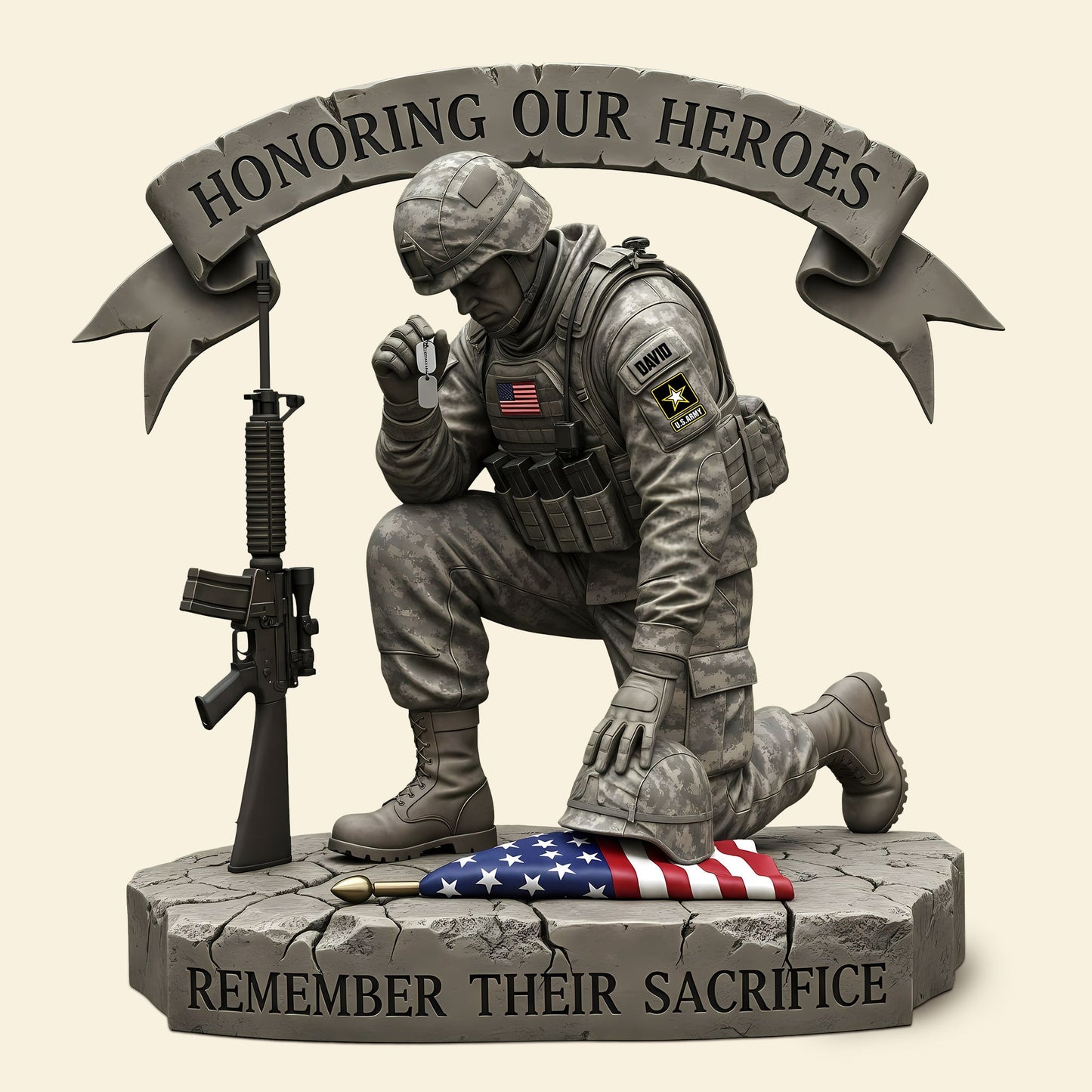 Veteran Plaque - Personalized Gifts For Veteran 04nati030725