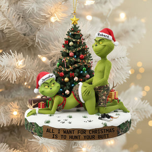 Naughty Green Couple Ornament - Personalized Gifts For Couple 02ohti300925