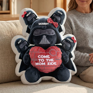 Come To The Mom Side - Personalized Gifts For Mom Shaped Pillow 04nati260326