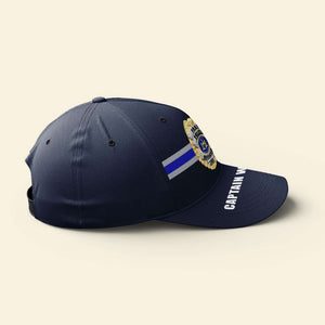 Custom Police Badge And State Seal - Personalized Classic Cap - Classic Cap - GoDuckee