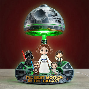 Spaceship Sci-fi Theme Mom Light Box - Personalized Gifts For Mother's Day Acrylic Light Box 02OHTI140426
