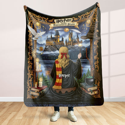 Wizard Blanket  - Personalized Gifts For Magic Lovers 02nati040625
