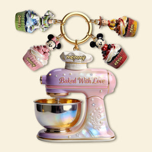 Baking Mom Acrylic Tag Keychain - Personalized Gifts For Mom 03PGTI280326