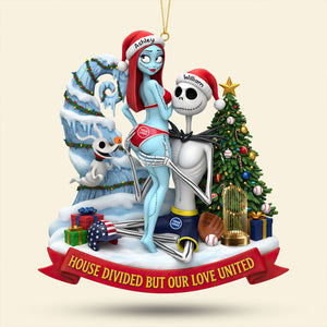 Naughty Spooky Couple Ornament - Personalized Gifts For Couple 01huti300925