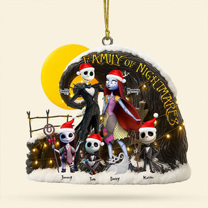 Spooky Family Ornament - Personalized Gifts For Family 04ohti110825