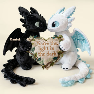 Couple Light In The Dark Pillow - Personalized Gifts For Couple 04pati151225
