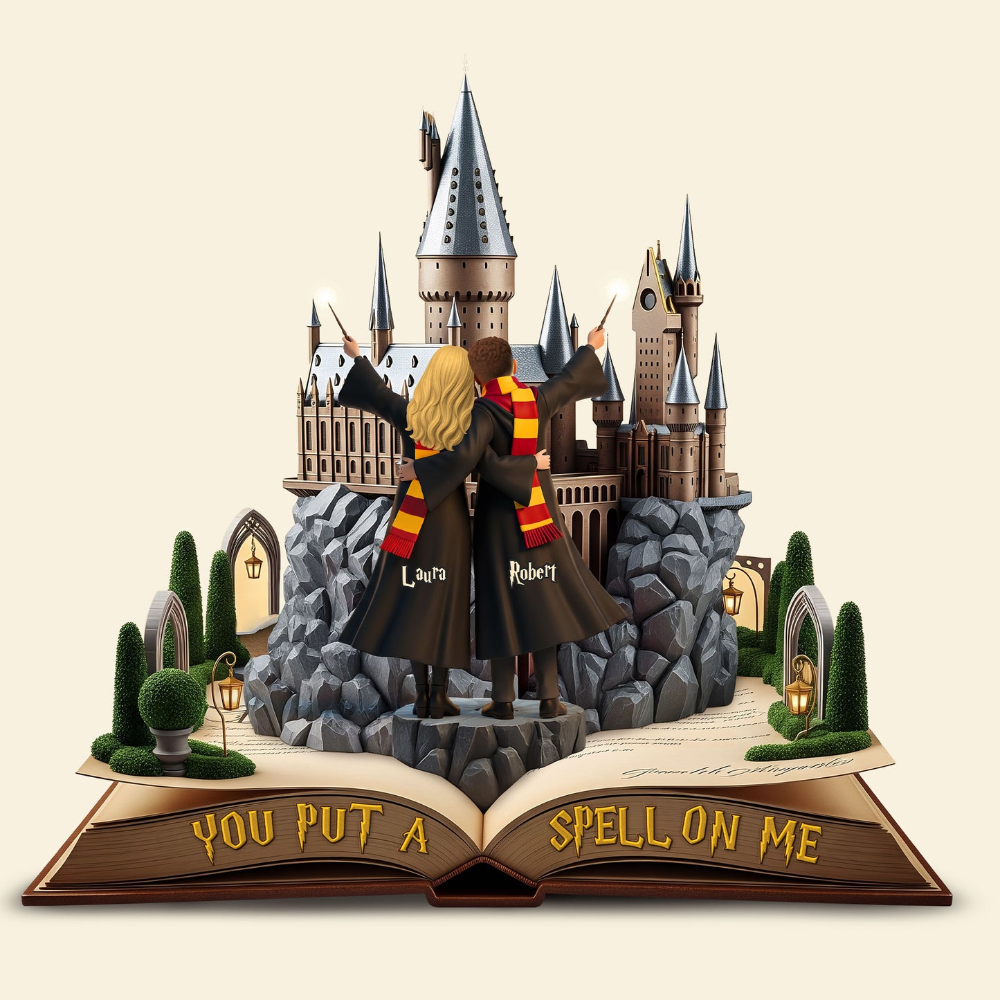 Magic Couple Plaque - Personalized Gifts For Couple 01ohti080725