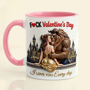 Love You Everyday Coffee Accent Mug - Personalized Gifts For Couple 03nati210126