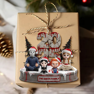 Horror Family Ornament - Personalized Gifts For Family 05ohti131025