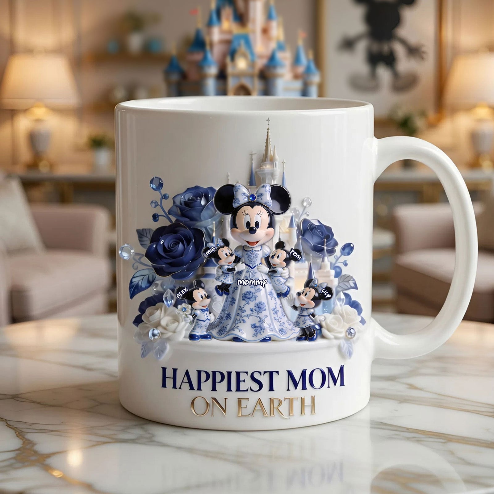 Happiest Mom Fairytale Coffee Mug - Personalized Gifts For Mom 01PGTI150426