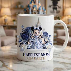 Happiest Mom Fairytale Coffee Mug - Personalized Gifts For Mom 01PGTI150426
