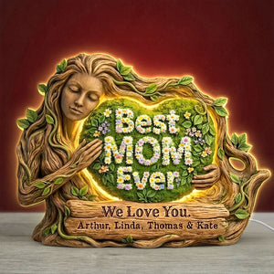 Forest Mom Acrylic Light Box - Personalized Gifts For Mother 01huti221225