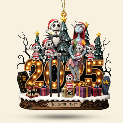 Spooky Family Ornament - Personalized Gifts For Family 05pati050925