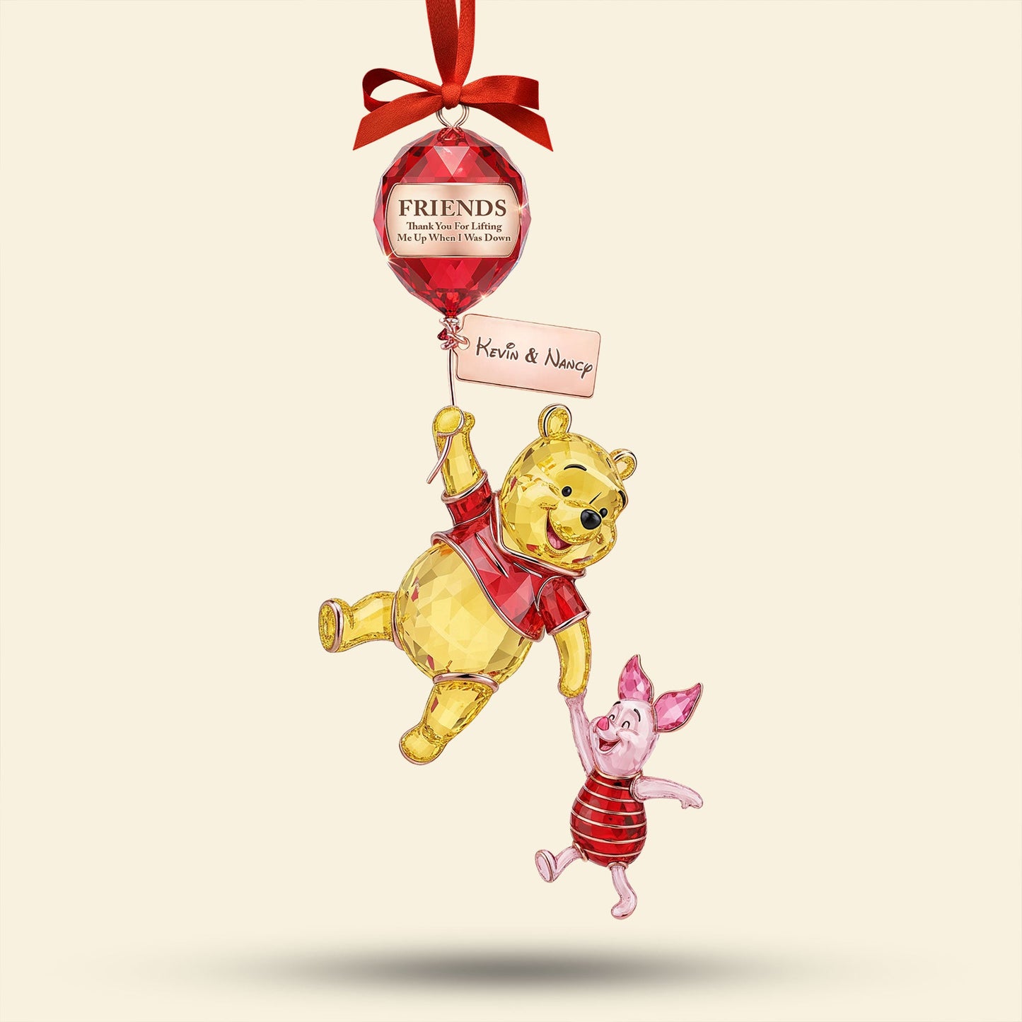 Good Friends Lift Each Other Up Ornament, Personalized Gifts For Friends 05qhti220925