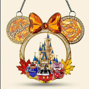 Halloween Grandma Suncatcher Ornament - Personalized Gifts For Grandma 03ohti070825
