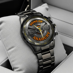 Motorcycle Club Of Freedom Men's Watch, Personalized Gifts For Biker 02qhti250725