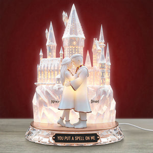 Romantic Snow Castle Light Box Personalized Gifts For Couple 01OHTI031225