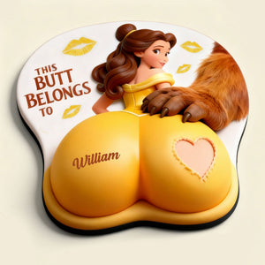 Cheeky Touch Couple  3D Mouse Pad - Personalized Gifts For Couples 03PGTI300126