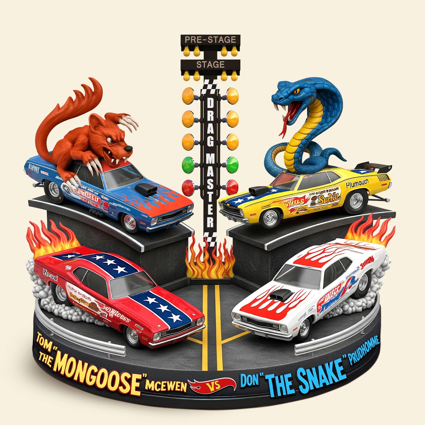 Holiday Racing Thrill Plaque – Personalized Christmas Gifts For Car Lovers 03qhti040725