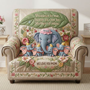 Love Mother Quilted Sofa Cover - Personalized Gifts For Mothers 04pati040226