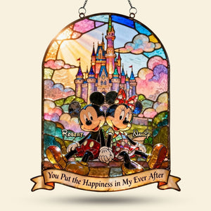 Playful Couple Suncatcher Ornament - Personalized Gifts For Couple 03toti080126