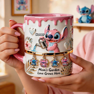 Mom's Garden Love Coffee Accent Mug - Personalized Gifts For Mom 02TGTI020426
