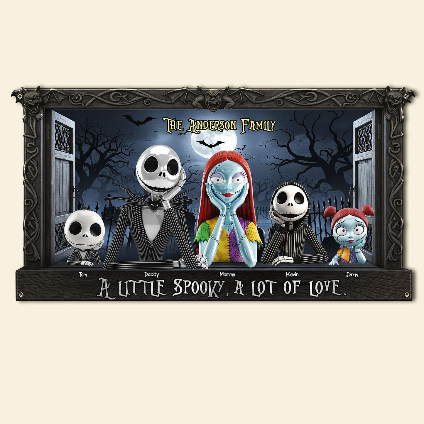 Horror Family Metal Sign - Personalized Gifts For Family 03pgti090825-Homacus