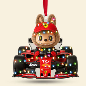 Racing Driver Ornament - Personalized Gifts For For Car Enthusiasts 01nati040925