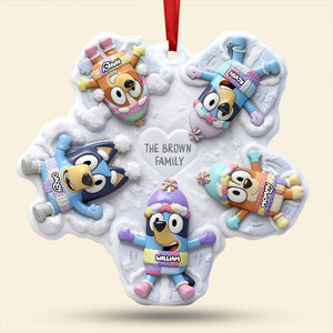 Family Snowflake Ornament - Personalized Gift For Family 01QHTI051125