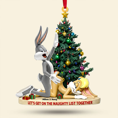 Joyful Couple Christmas Ornament, Personalized Gifts For Couple 04qhti150925