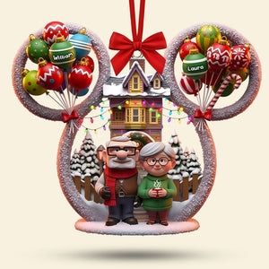 Cartoon Couple Ornament - Personalized Gifts For Couple 03tgti190825