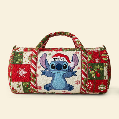 Christmas Quilted Duffle Bag - Personalized Gifts For Christmas 02TGTI050925