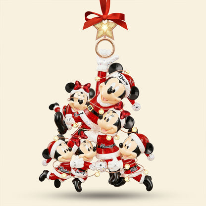 Playful Family Tree Ornament - Personalized Christmas Gifts For Family 01QHTI230925