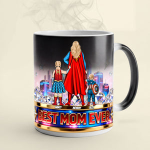 Powerful Mom And Kids Magic Ceramic Coffee Mug - Personalized Gifts For Mother's Day Magic Mug 05OHTI070426PA