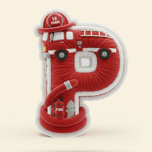 Firefighter Alphabet Initial Letters Custom Shaped Pillow - Personalized Gifts For Firefighters 03ohti081225