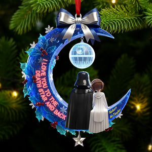Couple Ornament - Personalized Gift For Couple Christmas Ornament 04PATI291025