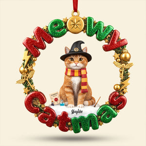 Cat Lover Ornament - Custom Photo Gift For Cat Lover Christmas Ornament 07TOTI061125