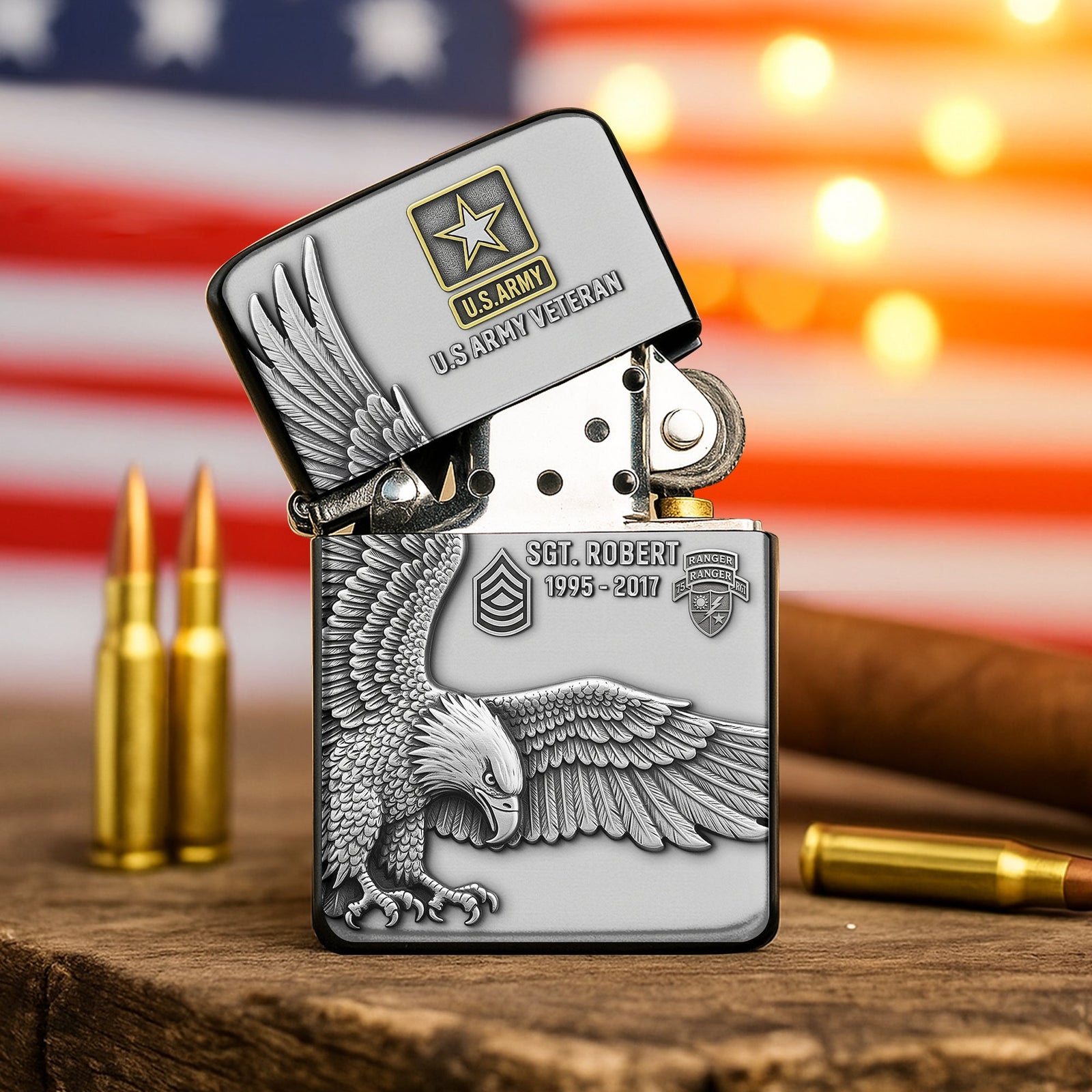 Badass Military Lighter - Personalized Gifts For Veteran 02qhti010825