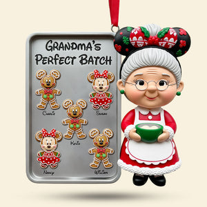 Grandma Gingerbread Kids Ornament - Personalized Gift For Grandma Christmas Ornament 02HUTI071125