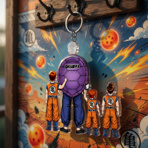Hero Dad Power Keychain – Personalized Gifts For Dad 041QHHU020525HH