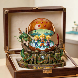 Mom Planet Acrylic Plaque - Personalized Gifts For Mom 051QHTI060426