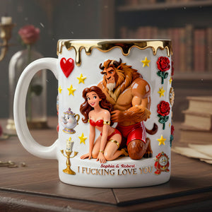 Bold Love Couple Coffee Mug - Personalized Gift For Couples 02OHTI060126