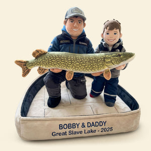 Fishing Memories Pillow - Personalized Custom Photo Gifts For Fishing Lovers 04QHTI111225