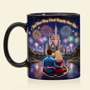 Couple Happily Ever After Coffee Mug - Personalized Gifts For Couple 05huti021225
