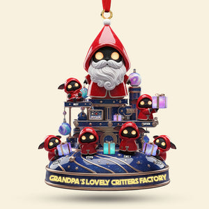 Grandpa's Factory Ornament Personalized Christmas Gifts 08PATI151125