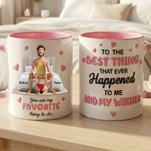 Funny Couple Accent Mug - Personalized Gifts For Couple 03KITI090226