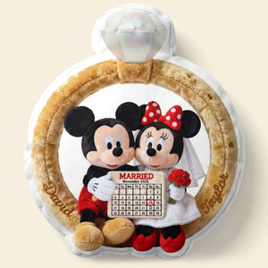 Wedding Couple Custom Shape Pillow - Personalized Gifts For Couples 05ohti101225
