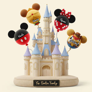 Balloon Castle Family Custom Pillow - Personalized Gifts For Family Pillow 04OHTI141125