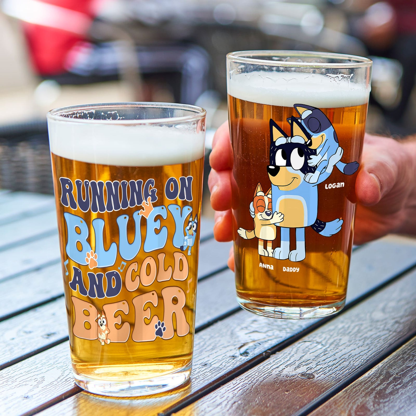 Personalized Gifts For Dad Beer Glass 05TOTI070524-Homacus